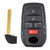 Toyota 5 Button Smart Key Shell Case HYQ14FBX, 8990H-08021