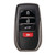 Keyless2Go Toyota 4 Button Proximity Smart Key HYQ14FLA, 89904-60M80, 315 MHz - Premium Aftermarket