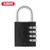 Abus - 145/40 C - Aluminum - 4-Dial Re-Settable Padlock - Black