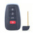 Keyless2Go Toyota 4 Button Proximity Smart Key HYQ14FLA, 89904-47790, 315 MHz - Premium Aftermarket