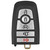 Ford 5-Button Smart Key 2-Way M3N-A3C054339, 164-R8322, 902 MHz, Refurbished Recased