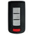 Mitsubishi 4 Button Smart Key OUCGHR-M013, 8637D028, 315 MHz - New, OEM