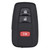 Keyless2Go Toyota 3 Button Smart Key HYQ14FBC, 89904-47530, 315 MHz - Premium Aftermarket