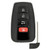 Keyless2Go Toyota Prius Prime 4 Button Smart Key HYQ14FBE, 89904-47460, 315 MHz - Premium Aftermarket