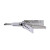 Original Lishi HYN11-HYN6 8-Cut 2-in-1 Pick Decoder / Ignition Tool