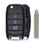 Kia 4 Button Flip Key Replacement Shell and Blade SY5JFRGE04