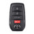 Toyota 4 Button Proximity Smart Key HYQ14FLE, 8990H-12640, 315 MHz - New, OEM