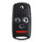 Honda/Acura 4 Button Remote Head Key N5F-0602A1A 35111-STX-326, 35113-STX-A40, 35113-STX-A50 - Refurbished, Recase