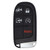 Keyless2Go RAM 5-Button Smart Key M3N-40821302 7FF25LXHAB 434 MHz, Premium Aftermarket