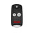 Acura 3 Button Driver 1 Flip Key MLBHLIK-1T, 72147-TL4-A21, 315 MHz - Refurbished, Recase