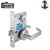Extra Heavy Duty Mortise Door Lock, Office Entry (No Deadbolt), Keyed Cylinder, Satin Chrome, Grade 1