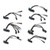 Mercedes Benz OBD Test Lines for W209, W211, W906, W169, W20, W202, W210, W639 EZS (Pack of 7 Cables)