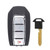 Replacement 4 Button Infiniti Proximity Smart Key KR5TXN7, 285E3-6HE1A, Aftermarket
