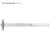 Marks USA M8800 Narrow Stile Exit Device, Satin Stainless Steel Finish, 36", Grade 1, New