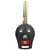 Nissan 4 Button Non Transponder Remote Head Key CWTWB1U816, H0561-3AA0A, 315 MHz - Refurbished, Recased