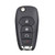 Replacement GM 4 Button Case Pad Remote Flip Key Shell, LXP-T003, LXP-T004, Standard Aftermarket