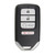 Honda 4 Button Driver 1 Smart Key KR5T41, 72147-T6Z-A61, 433 MHz - Refurbished, Recase