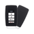 Acura 5 Button Driver 2 Smart Key with Black Protective Silicone Cover KR537924100, 72147-TZ6-A61, 902 MHz - Refurbished, Grade C