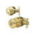 Kenaurd Premium Grade 3 Polished Brass SC1 Entrance/Entry Knob and Deadbolt Combo Lockset