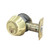 DeGuard Premium Commercial Single Cylinder Deadbolt US3, Polished Brass, SC4, Grade 2