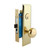 Kenaurd Heavy Duty Mortise Knob Lock Set Entrance,  2-1/2" Backset, Right Handed, US3 Polished Brass 