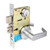 Cal-Royal SC8453 SC Series Mortise Lock, Heavy Duty, Entrance, SS Lever, 2-3/4" Backset, Fire Rated, Grade 1