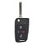 Volkswagen 4 Button Remote Flip Key with Comfort Access NBGFS12P01, 5G0959752BE, 315 MHz - Aftermarket