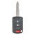Mitsubishi 3 Button Remote Head Key OUCJ166N, 6370C135, Model: 17, 315 MHz, Standard Aftermarket