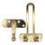 Entry Armor EDL-100-B Swing Bar Door Guard - Polished Brass