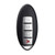KYDZ Nissan Style 4 Button Universal Smart Key ZN10-4 - Aftermarket