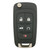 Keyless2Go Replacement for GM 5 Button Remote Flip Key KR55WK50073, 315 MHz - Premium Aftermarket