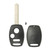 Keyless2Go Keyless2Go 3 Button Honda Remote Key Shell with Chip Holder Shells