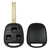 Keyless2Go 3 Button Remote Key Shell for Lexus - Short Blade Shells Keyless2Go