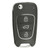 Xhorse Xhorse VVDI Hyundai Type Universal Remote Flip Key 3 Buttons - Wired Our Brands Xhorse Xhorse VVDI Hyundai Type Universal Remote Flip Key 3 Buttons - Wired Our Brands