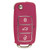 Xhorse Xhorse VVDI Volkswagen B5 Type Universal Remote Key 3 Buttons Wired - Special - PINK Xhorse Universal Remotes - Wired