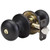 Master Lock Master Lock BC0112PKA4S Biscuit Entry Door Knob SC1 - Grade 3 - Entry - Aged Bronze Door Hardware