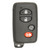 Keyless2Go Keyless2Go 4 Button Proximity Remote Smart Key Replacement for Toyota HYQ14AAB / Board 0140 - 1-PACK Our Automotive Brands