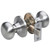 Master Lock Master Lock BC0415BOX Biscuit Door Knob - Passage - Satin Nickel Shop Hardware