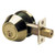 Master Lock Master Lock DS0603KA4S Single Cylinder Deadbolt SC1 - Grade 3 - Polished Brass Shop Hardware