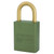 American Lock American Lock #A1105 1-1/2 in Aluminum Safety Lockout Padlock 0 Bitted - Green Our Brands