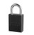 American Lock #A1105 1-1/2 in Aluminum Safety Lockout Padlock 0 Bitted - Black