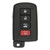 Keyless2Go Toyota 4 Button Proximity Smart Key (G Board - 0020) HYQ14FBA, 89904-06140, 315 MHz - Premium Aftermarket