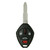 Keyless2Go Keyless2Go 4 Button Remote Key Combo with Shoulder Stop Blade Replacement for Mitsubishi OUCG8D-620M-A Keys & Remotes