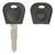 GM Subaru DWO4RT6 Chipless Transponder Key Shell for DWO4RAP Keyway - Aftermarket