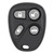 Keyless2Go KEYLESS2GO Cadillac 4-Button Remote KOBUT1BT 25656445 Keyless2Go