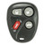 Keyless2Go KEYLESS2GO Buick Cadillac Chevrolet 4-Button Remote KOBUT1BT 25665575 Keyless2Go