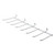 Keyless2Go Keyless2Go Multi-Prong Key Hook Rack For PegBoards - Pack of 12 Auto Accessories