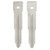 GTL MFK-057 Mitsubishi MIT3 MIT11R MFK Replacement Key Blank - 10 Pack MFK Blades