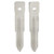 GTL MFK-055 Mitsubishi MIT1 MIT8 MFK Replacement Key Blank - 10 Pack Keys & Remotes