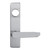 DETEX Detex 08BN Rim Exit Trim for V40/V50 Series - Entrance By Lever - 689 Aluminum Painted Door Alarms
